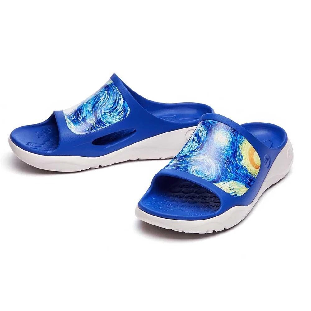UIN Men's Sandals Beach Summer Casual Slippers (Starry Night Ibiza 5431)No Box - Picture 6 of 10